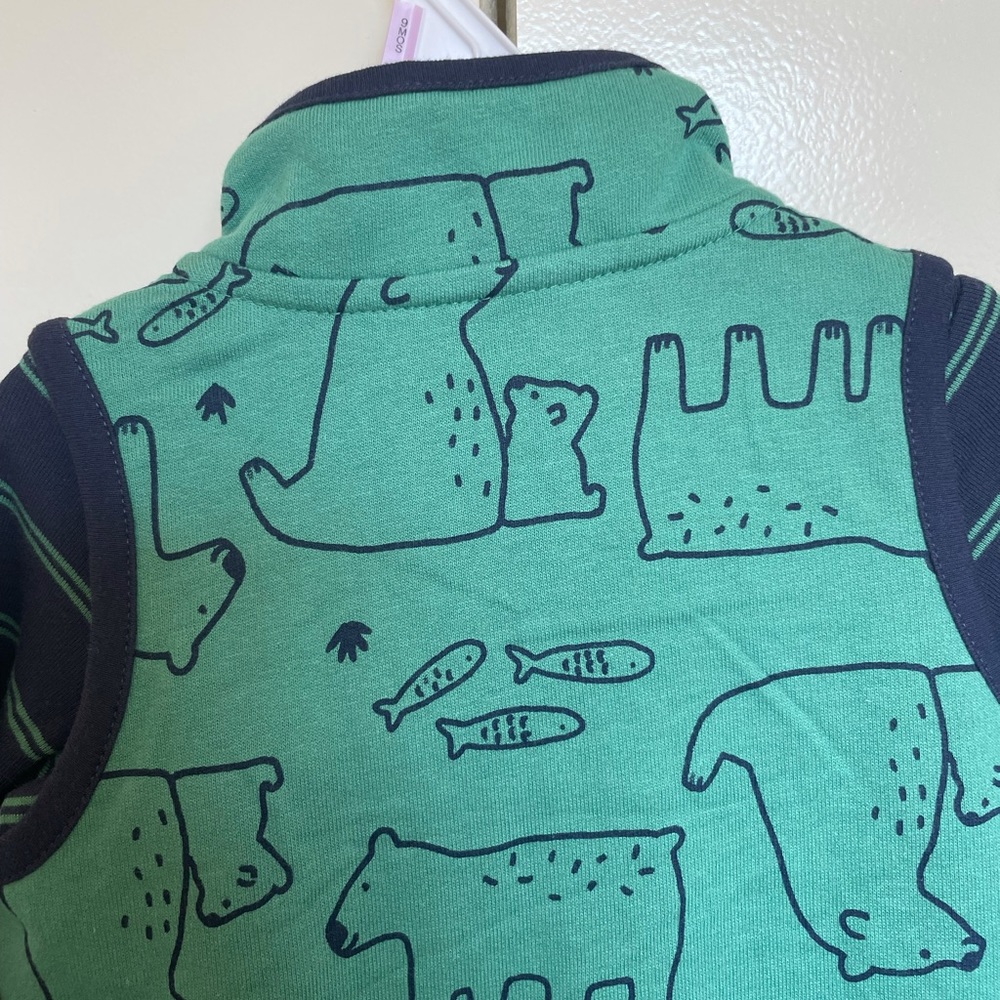 NWT! 🐻 🐠 3-Piece Animal Vest Set - Picture 3 of 5
